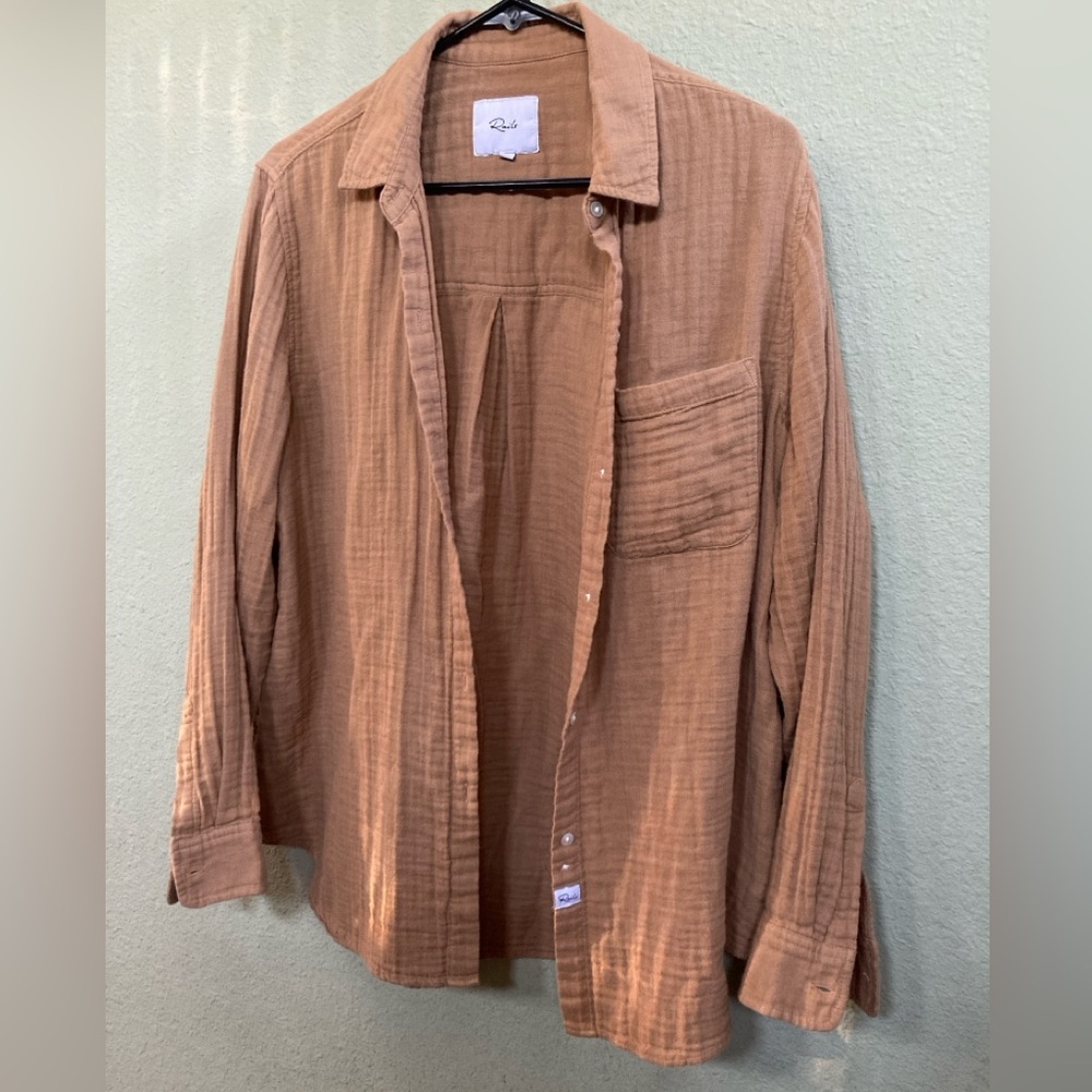 Rails Women’s 100% Organic Cotton Ellis Longsleeve - Size Medium - EUC